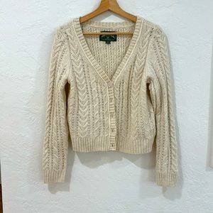 Medium Cream Cable Knit Sweater